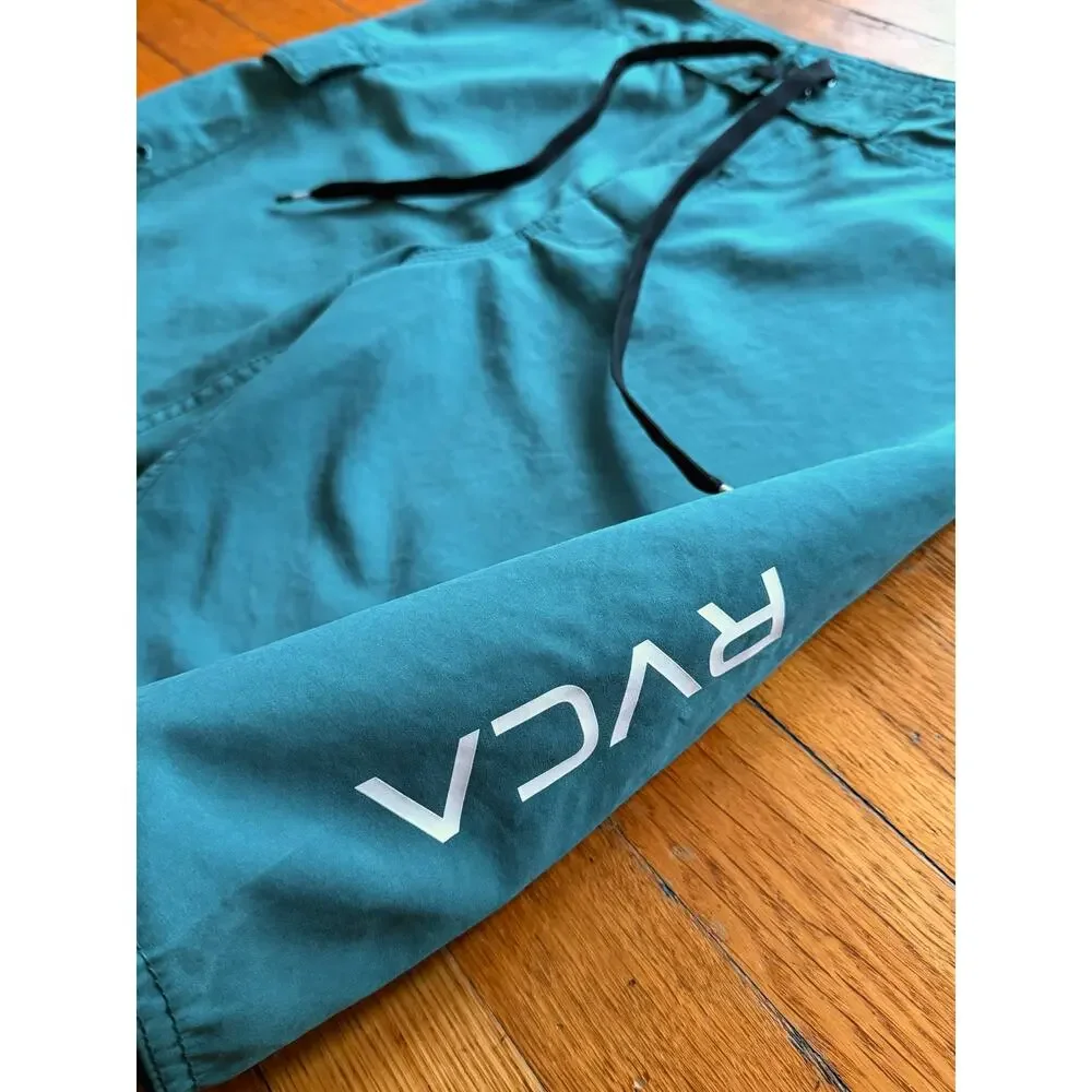RVCA 'Classic Non-Stretch' Blue Boardshorts Mens sz 31